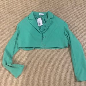 DANIELLE BERNSTEIN Cropped Blazer